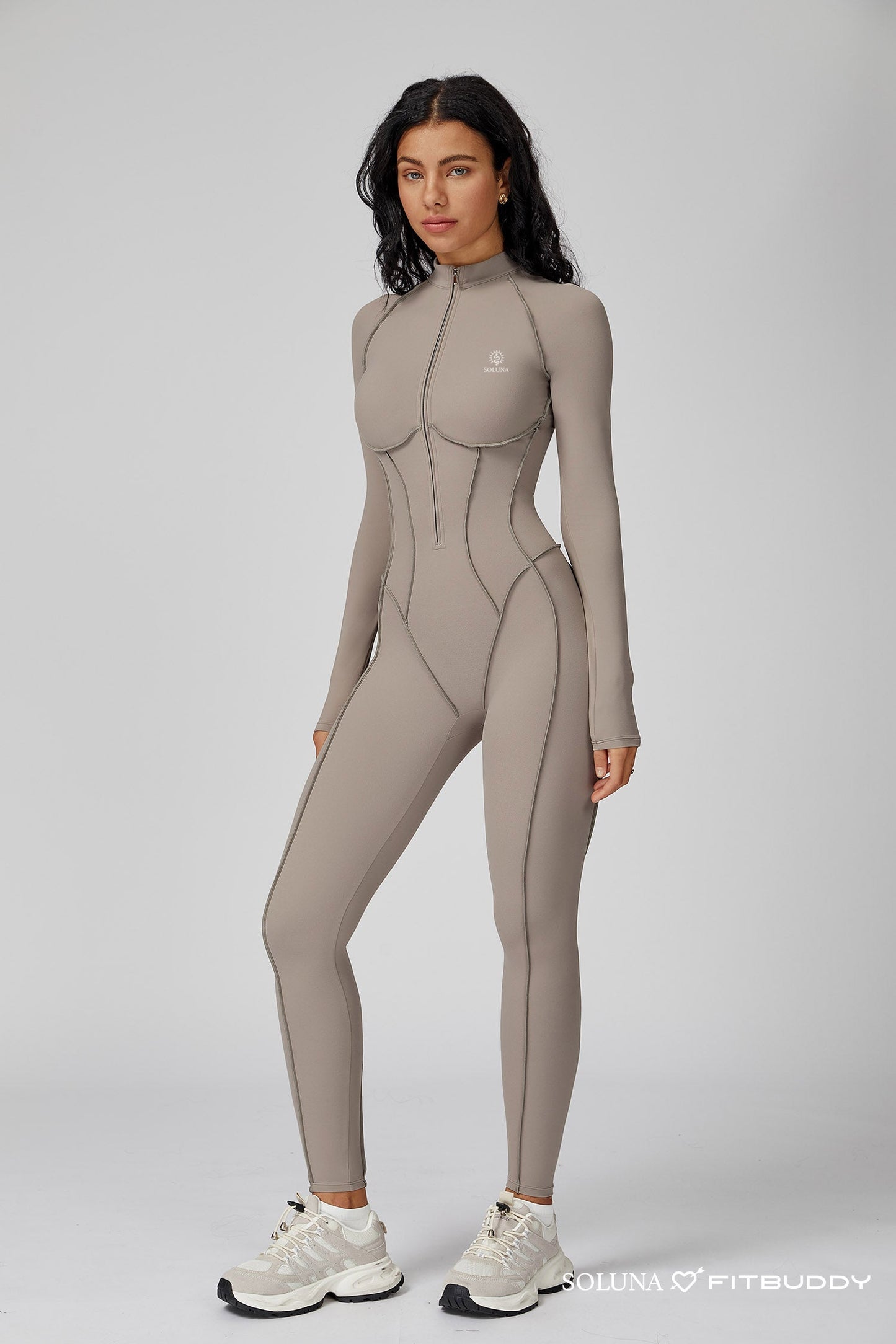 Fitbuddy Jumpsuit GZL105 – Naadloos, Shaping, Ademend, Stretch & Squatproof – Dames