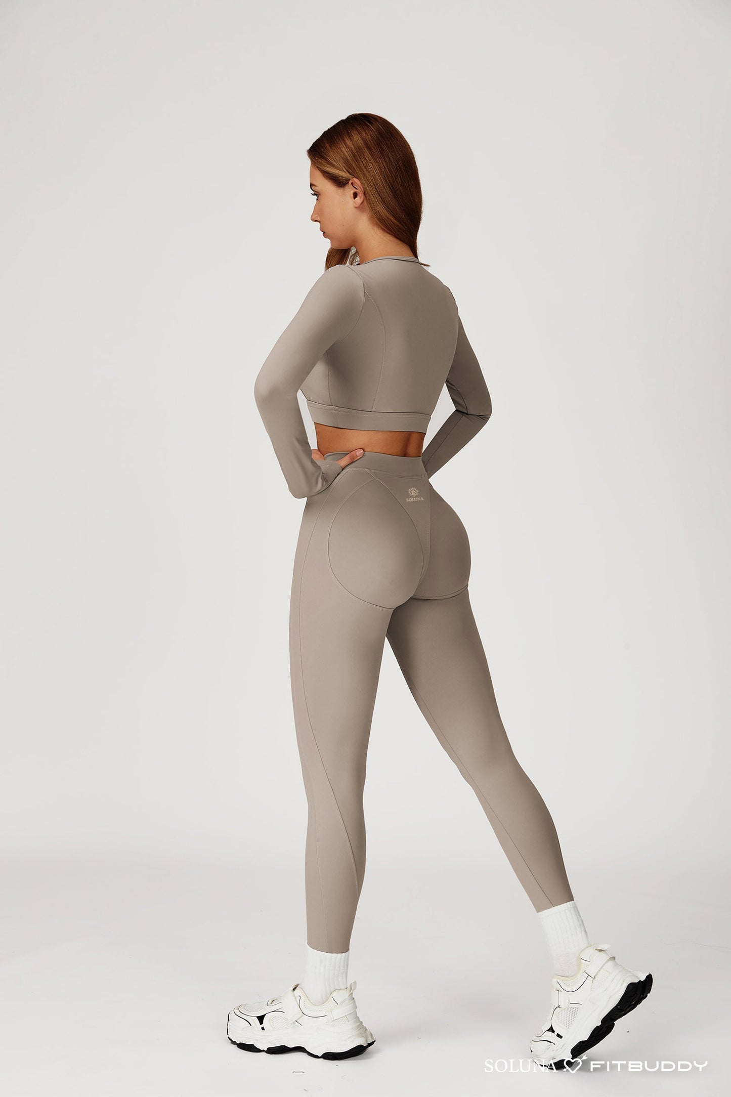 Fitbuddy Seamless Long Sleeve Top GZT49 – Sport Ademend Stretch Shaping