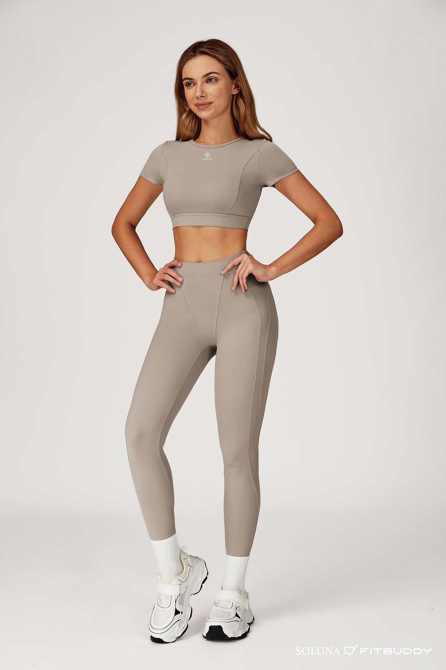 Fitbuddy Seamless Sport Top GZT48 – Short Sleeve, Ademend & Comfort Stretch, Shaping