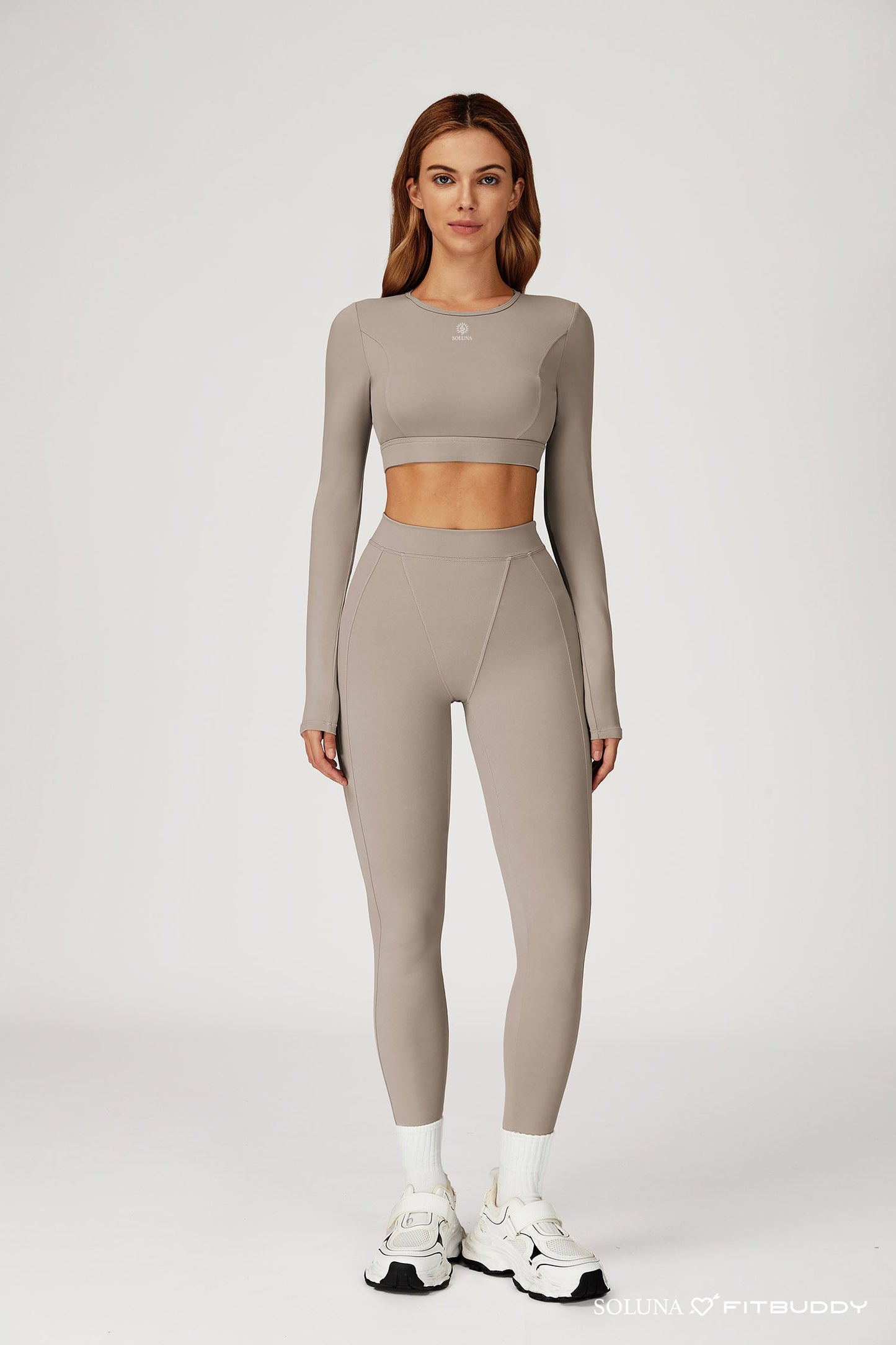 Fitbuddy Seamless Long Sleeve Top GZT49 – Sport Ademend Stretch Shaping