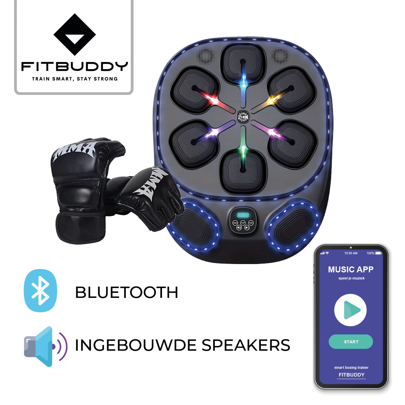Smart Boxing Trainer Machine – Fitbuddy Pro