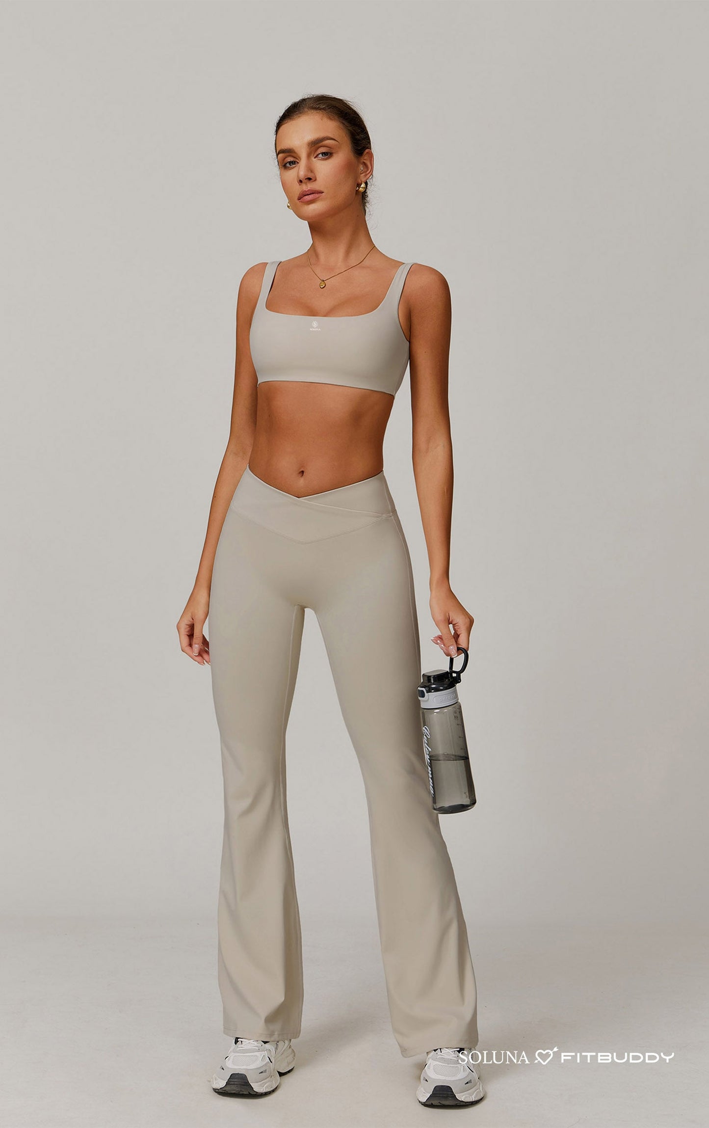 Fitbuddy Seamless Sport BH GZB31 – Naadloos, Ademend, Stretch, High Support – Dames