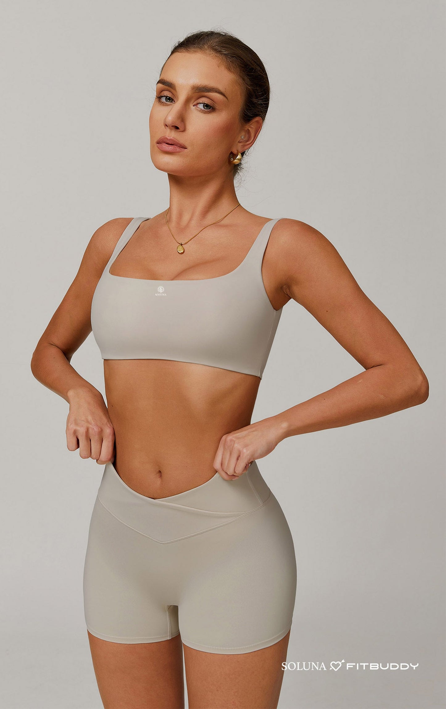 Fitbuddy Seamless Sport BH GZB31 – Naadloos, Ademend, Stretch, High Support – Dames