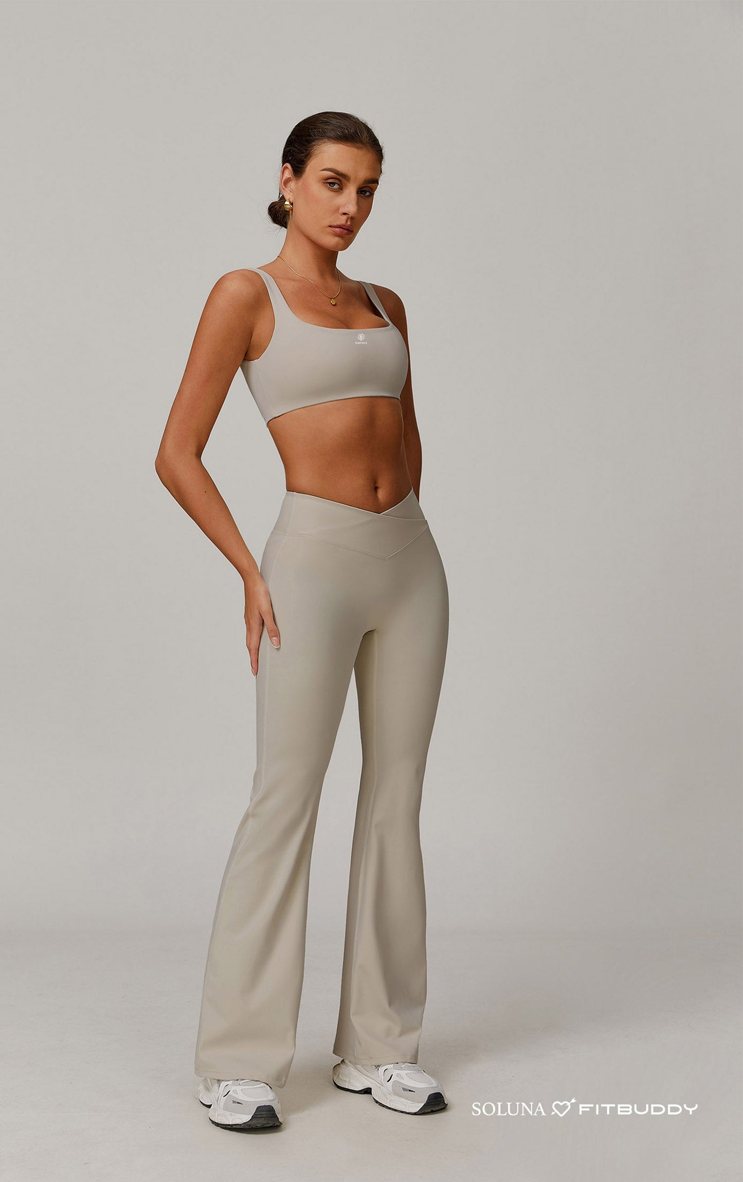 Fitbuddy Seamless Sport BH GZB31 – Naadloos, Ademend, Stretch, High Support – Dames